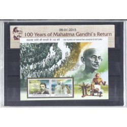 100 years of Mahatma Gandhi s Return Presentation Pack