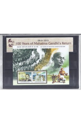 100 years of Mahatma Gandhi s Return Presentation Pack