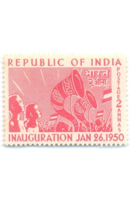 India 1950 Year Stamps Inauguration of Republic MNH Fine Condition