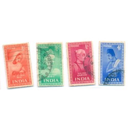 Indian-4 Diff. Used Good Set Year of 1952
