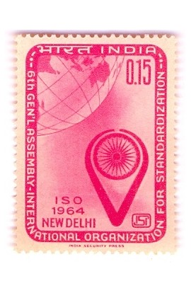 INDIA 1964 ISO INTERNATIONAL ORGANIZATION FOR STANDARDIZATION MNH