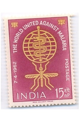 India 1962 World United Against Malaria  MNH