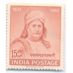 PHILA368 INDIA 1962 SINGLE MINT STAMP OF SWAMI DAYANAND SARASWATI MNH