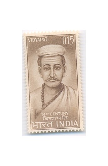 PHILA423 INDIA 1965 SINGLE MINT STAMP OF VIDYAPATI THAKUR MNH