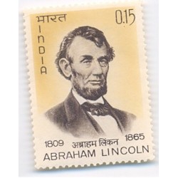 PHILA415 INDIA 1965 SINGLE MINT STAMP OF ABRAHAM LINCOLN MNH