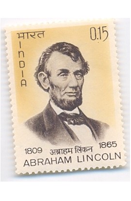 PHILA415 INDIA 1965 SINGLE MINT STAMP OF ABRAHAM LINCOLN MNH
