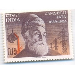 PHILA411 INDIA 1965 SINGLE MINT STAMP OF JAMSETJI NUSSERWANJI TATA MNH