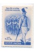 PHILA454 INDIA 1967 SINGLE MINT STAMP OF NEHRU AND NAGALAND INDIAN STATE MNH
