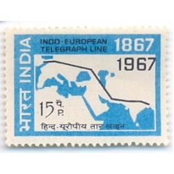 India 1967 Indo-European Telegraph Service Phila-452 1v MNH