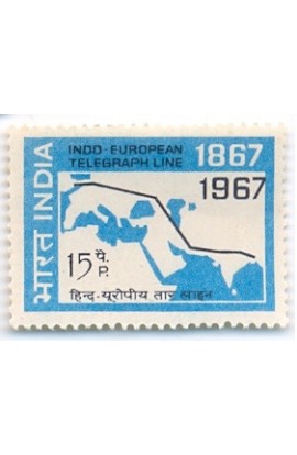 India 1967 Indo-European Telegraph Service Phila-452 1v MNH