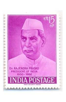 India 1962 Dr. Rajendra Prasad 15 np Mint
