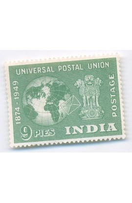 PHILA290 INDIA 1949 SINGLE MINT STAMP OF UPU 9P UNIVERSAL POSTAL UNION MNH