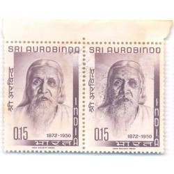 PHILA405 INDIA 1964 PAIR MINT STAMP OF SRI AUROBINDO