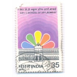 INDIA 1982 SIR J.J. SCHOOL OF ART used