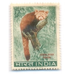 PHILA389 INDIA 1963 SINGLE MINT STAMP OF WILD LIFE HIMALAYAN PANDA 15np MNH
