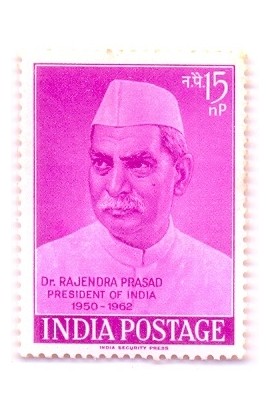 India 1962 Dr. Rajendra Prasad 15 np Mint