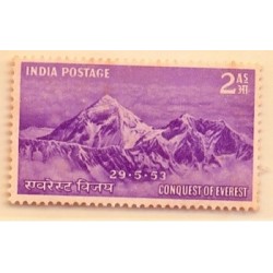 PHILA308 INDIA 1953 SINGLE MINT STAMP OF MOUNT EVEREST 2A MNH
