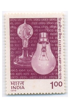 PHILA796 INDIA 1979 CENTENARY OF ELECTRIC LAMP MNH