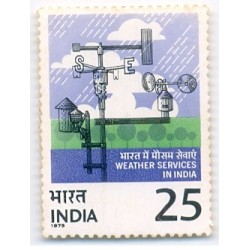 PHILA671 INDIA 1975 SINGLE MINT STAMP METEROLOGICAL DEPARTMENT WEATHER