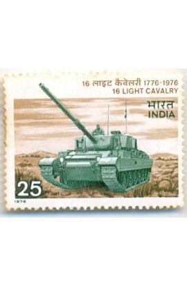 PHILA677 INDIA 1976 16th LIGHT CAVALRY REGIMENT MNH