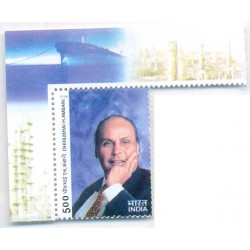 PHILA1946 INDIA 2002 DHIRUBHAI H AMBANI MNH