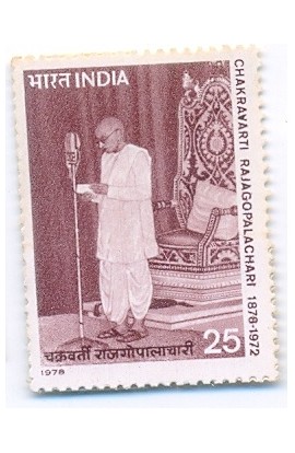 PHILA778 INDIA 1978 CHAKRAVARTI RAJAGOPALACHARI MNH