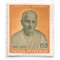 PHILA354 INDIA 1961 SINGLE MINT STAMP OF MOTILAL NEHRU MNH