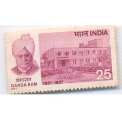 PHILA730 INDIA 1977 GANGA RAM MNH