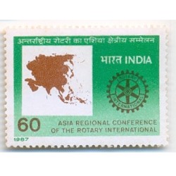 PHILA1093 INDIA 1987 ASIA REGIONAL CONFERENCE OF ROTARY INTERNATIONAL 60p MNH