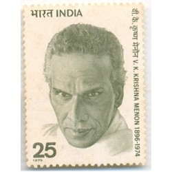 PHILA662 INDIA 1975 SINGLE MINT STAMP OF V K KRISHNA MENON MNH