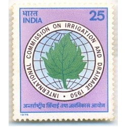 India 1975 Irrigation & Drainage Phila 649 MNH
