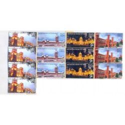INDIA 2009 HERITAGE RAILWAY STATIONS OF INDIA 4v used