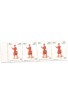 INDIA MINT NH STAMPS strip of four stamp ON EARLY POSTMAN OF PUNJAB