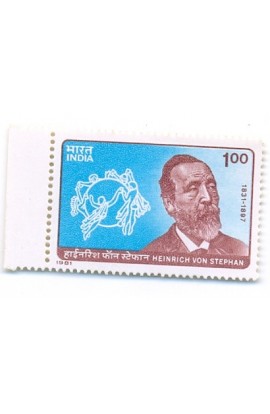 PHILA849 INDIA 1981 HEINRICH VON STEPHAN MNH