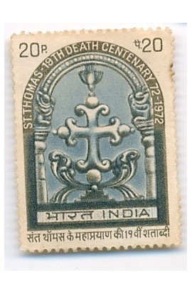 India 1973 St, Thomas 19th Death Cen 20P MNH