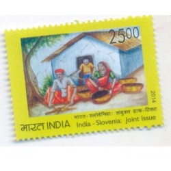 INDIA STAMP India Slovenia Joint Issue 2014 MNH