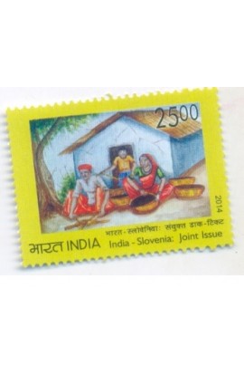 INDIA STAMP India Slovenia Joint Issue 2014 MNH