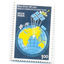 PHILA932 INDIA 1983 WORLD COMMUNICATIONS YEAR MNH